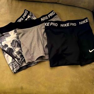Nike Pro Athletic Shorts